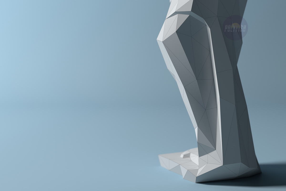 DIY Statue Set #1 3D model template, a Templates & Theme by PolyFish (Photo 13 of 17)
