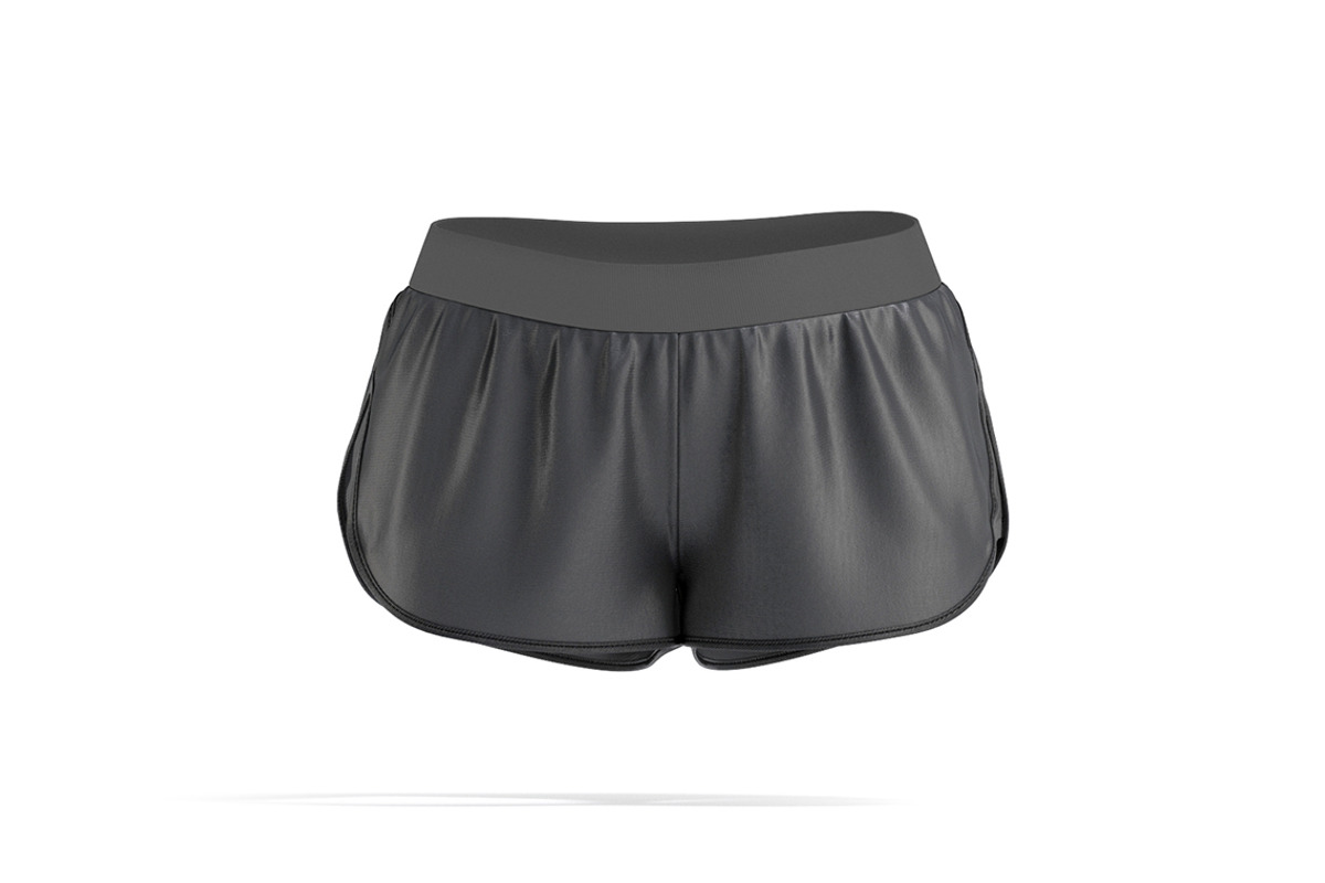 Black Women Sport Shorts 3D Model, an Object 3D Model by rebrandy (Photo 2 of 9)