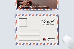 Travel Themed Postcard Layouts