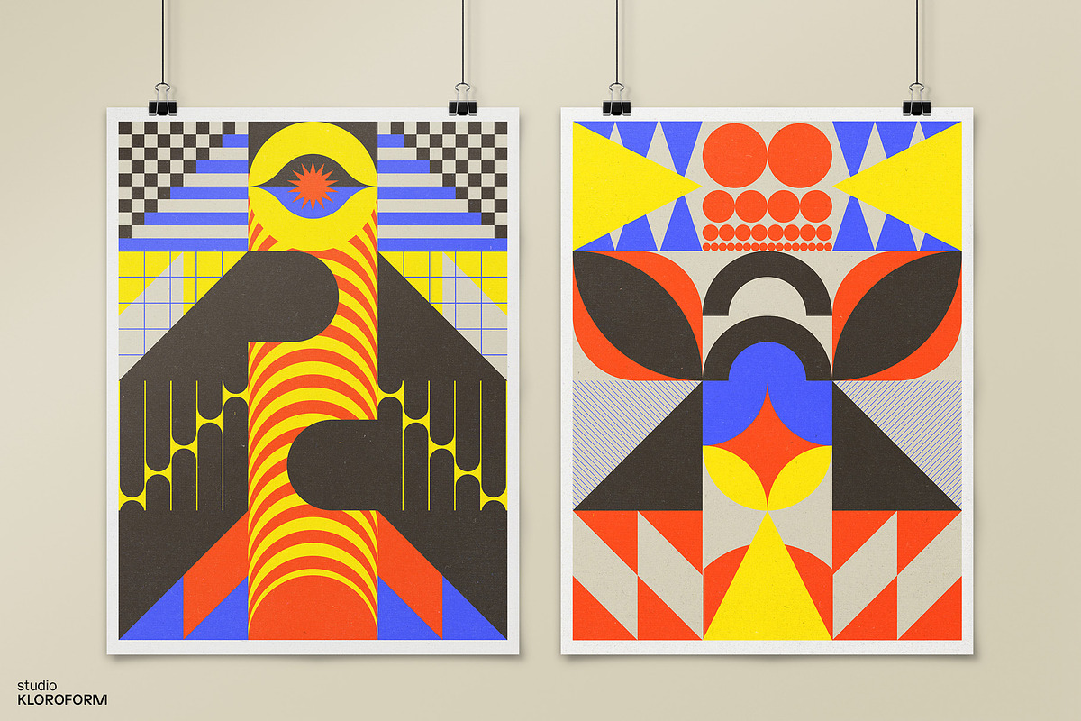 Geometric Fun 1, a Pattern Graphic by kloroform (Photo 7 of 21)