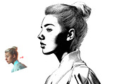 Pencil Line Art Photoshop Action, an Action Add-On by Photoshop Action (Thumbnail 5 of 11)
