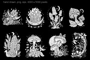 Magic Mushrooms, an Object Graphic by Samiramay (Thumbnail 4 of 8)