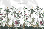 Chinoiserie Seamless Panoramas, an Illustration by Irina Dolgikh (Thumbnail 6 of 17)