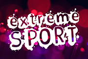 Splasher + WhiteFill version, a Sans Serif Font by wowomnom (Thumbnail 4 of 15)