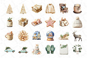 Aesthetic Christmas Clipart, an Illustration by DreamPrint404 (Thumbnail 3 of 5)