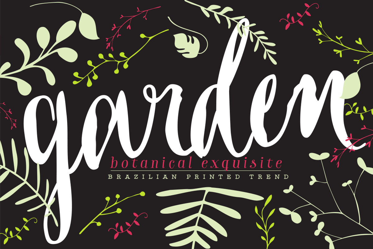 Garden, a Handwritten Font by Los Andes Type (Photo 1 of 4)
