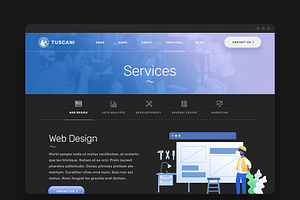 Tuscany - Agency Website Template