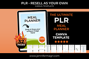 PLR Meal Planner for Resellers, a Templates & Theme by Jennifer Magri Templates (Thumbnail 1 of 8)