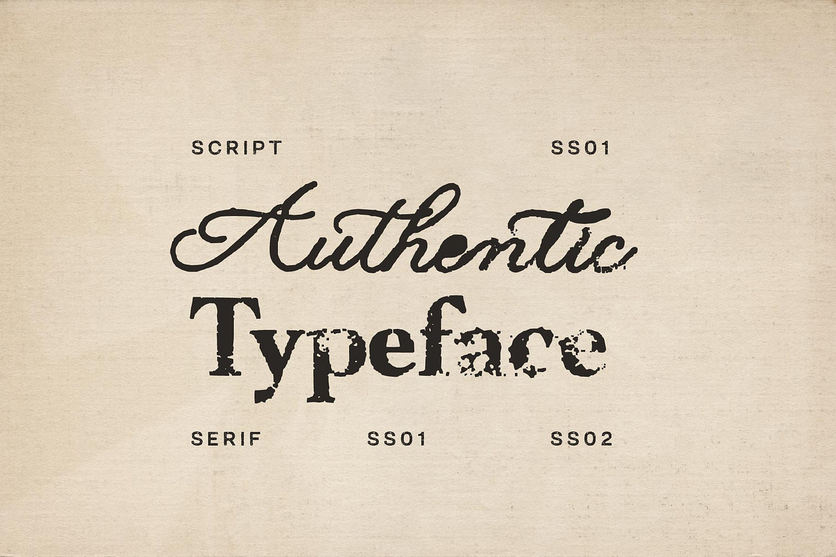 Epharium; Old Vintage Font Duo, a Script Font by Eko Bimantara (Photo 5 of 10)
