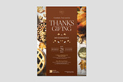 Thanksgiving Dinner Flyer Template, a Flyer Template by BrandPacks (Thumbnail 4 of 5)