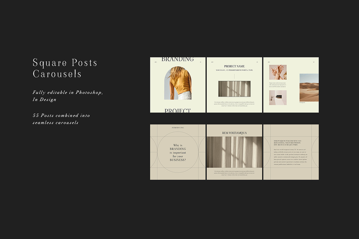SLVIA I Instagram Carousels I Canva, a Social Media Template by Studio Brand (Photo 3 of 23)