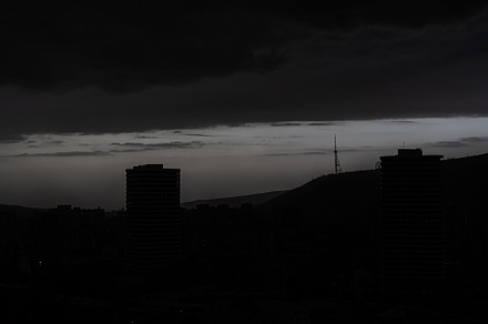 silhouette of the buildings of Tbilisi's downtown, an Architecture Photo by Anna Bogush