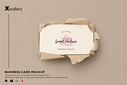 90x50 Business Card Mockup, an Advertising Mockup by Xtrahive (Thumbnail 1 of 2)