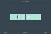 Ecoses - Modern Display Typeface, a Font by Letterna (Thumbnail 1 of 4)