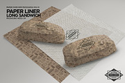 Long Sandwich Paper Liner Mockup, a Product Mockup by INCDesign (Thumbnail 3 of 6)