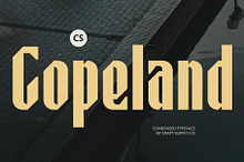 CS Copeland – Condensed Font