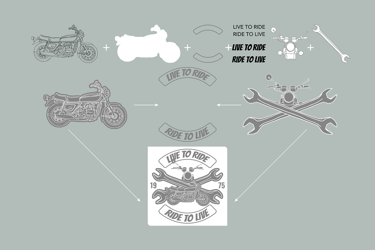 Baiku - motorcycle illustration, a Graphic by Storyteller Imagery (Photo 6 of 8)