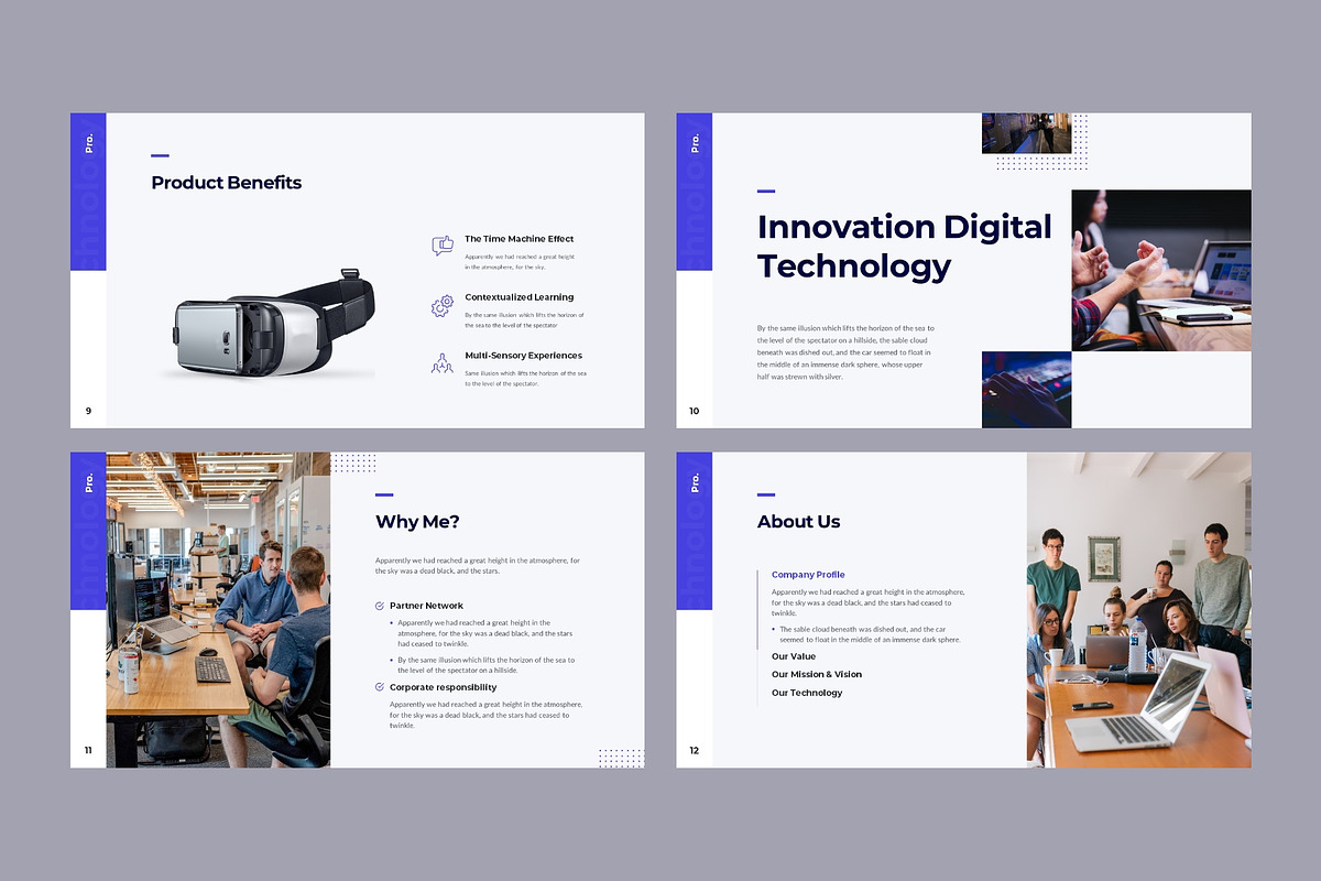 Pro Presentation - Animated Template, a Presentation Template by MNML Agency (Photo 9 of 35)