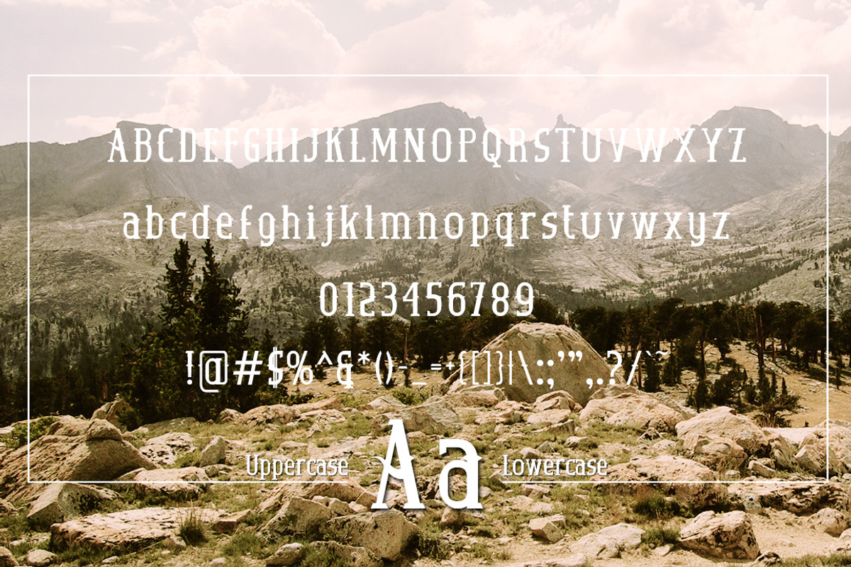 Trave Typeface preview 2
