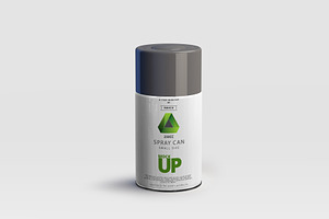 Spray Can Mockup - Small Size