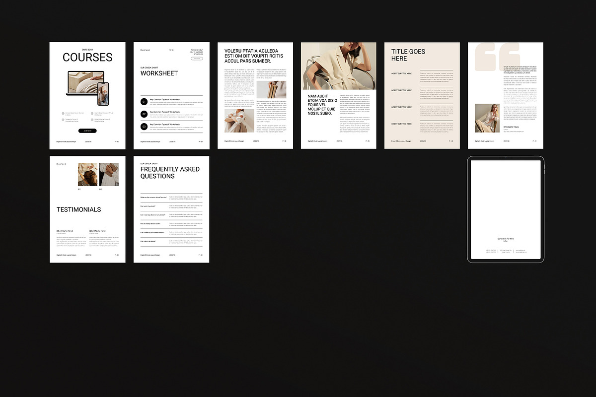 Digital E-Book Layout Design | Canva, a Magazine Template by DesignCrest (Photo 19 of 19)