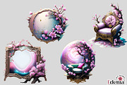 Cherry Blossom Sakura Interior #1, an Illustration by EdeniaArtStudio (Thumbnail 8 of 8)
