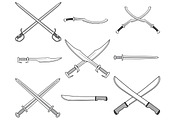 Swords Set 1 Procreate Brush Stamps, a Brush Add-On by Disasterology Ink (Thumbnail 8 of 10)
