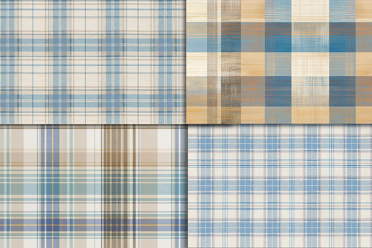 Pastel Plaid Scrapbook Paper Pack, a Pattern Graphic by Area (Photo 21 of 31)