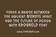 KRONKELD – Nordic Inspired Font, a Symbol Font by TypeTasty Font (Thumbnail 6 of 10)
