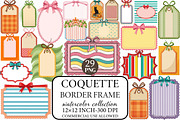 Coquette Border Frame Sublimation Bu, an Illustration by Libby Wishes (Thumbnail 1 of 10)