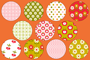 Seamless Vintage Patterns, a Pattern Graphic by Melissa Held Designs (Thumbnail 3 of 6)