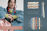 Strips & Weaves Collage Elements, an Object Graphic by R-studio (Thumbnail 9 of 12)
