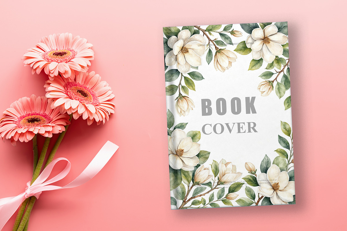 Watercolor Flowers Border Background, a Background Graphic by Forhadx5 (Photo 9 of 16)