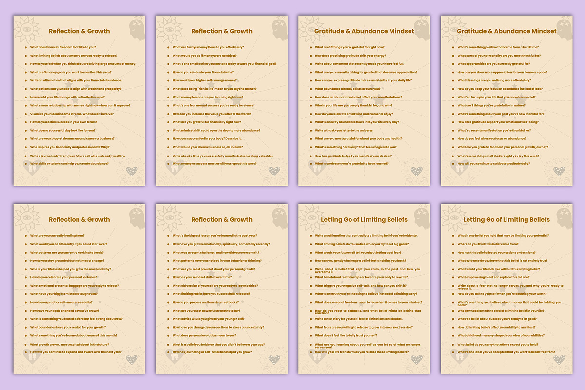 The Manifestation Prompt Journal preview 3