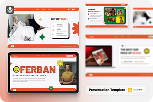 Fashion Retro Google Slide, a Presentation Template by SquidPixey