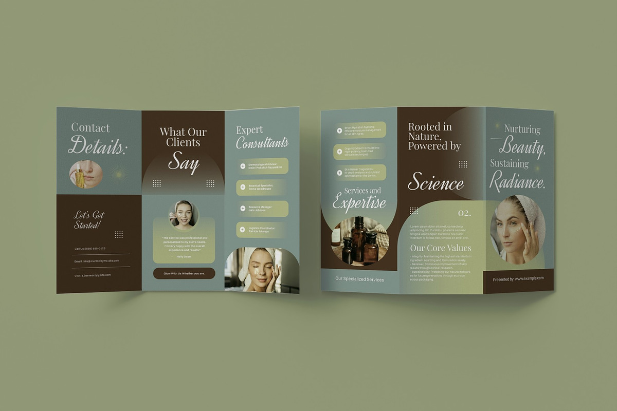 Skincare Brochure, a Brochure Template by graphicook (Photo 2 of 3)