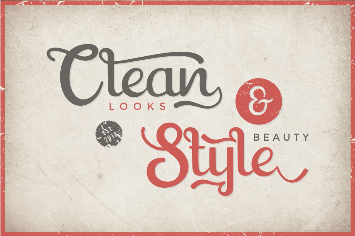Shaquilla Font preview 6