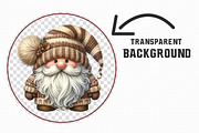 Funny Gnome Watercolor Clipart, an Illustration by Libby Wishes (Thumbnail 4 of 7)