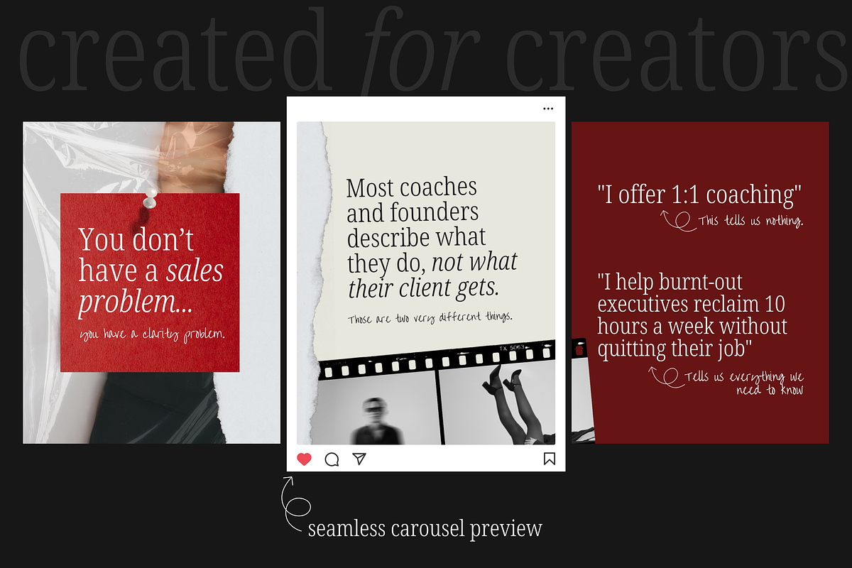 Seamless Scrapbook Carousels | Canva, a Social Media Template by LRG Designs (Photo 3 of 4)