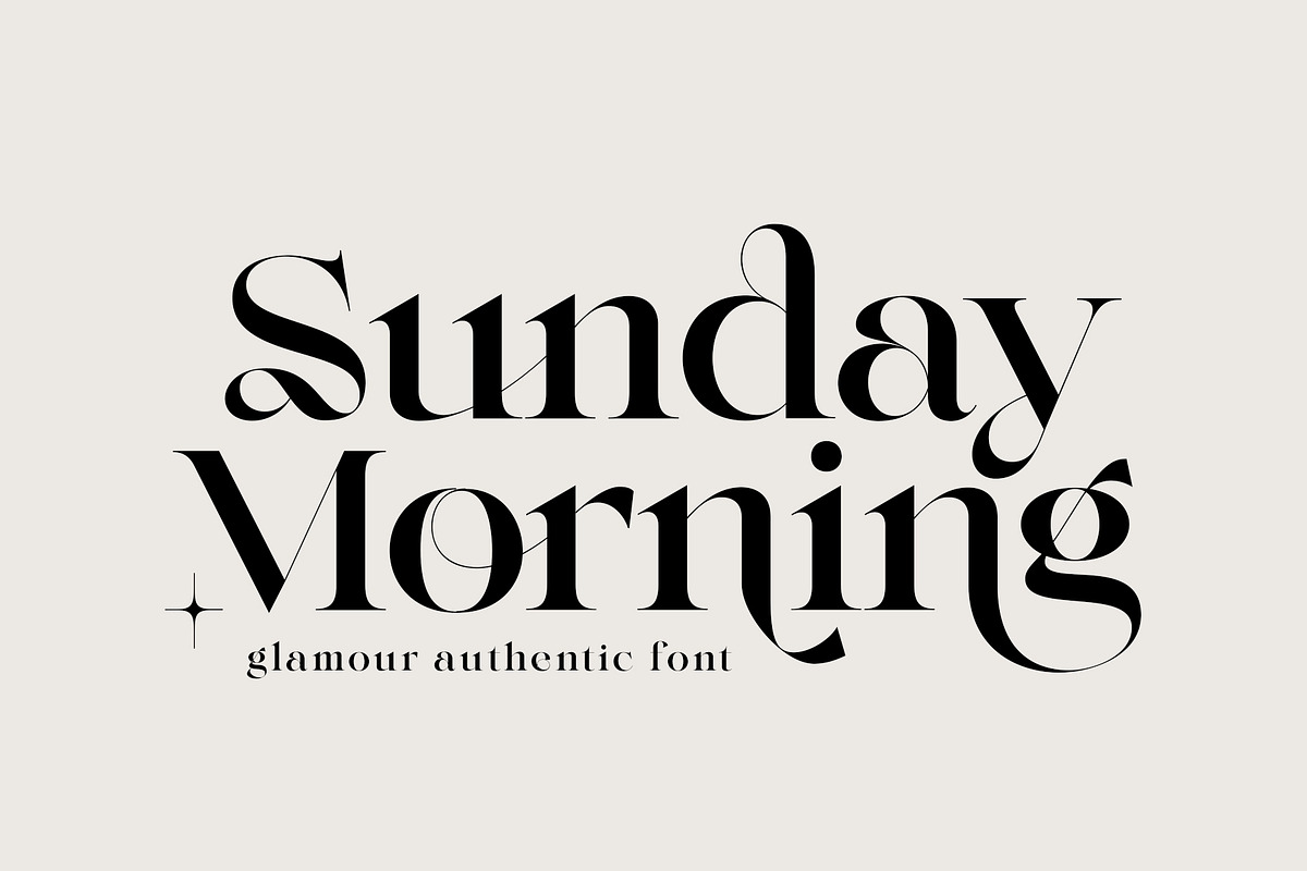 NY Glamour Authentic, a Serif Font by NYDESIGN (Photo 10 of 10)