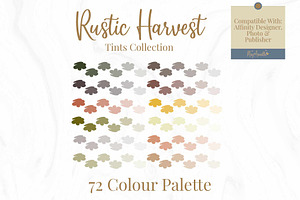 Affinity Autumn 72 Colour Palette