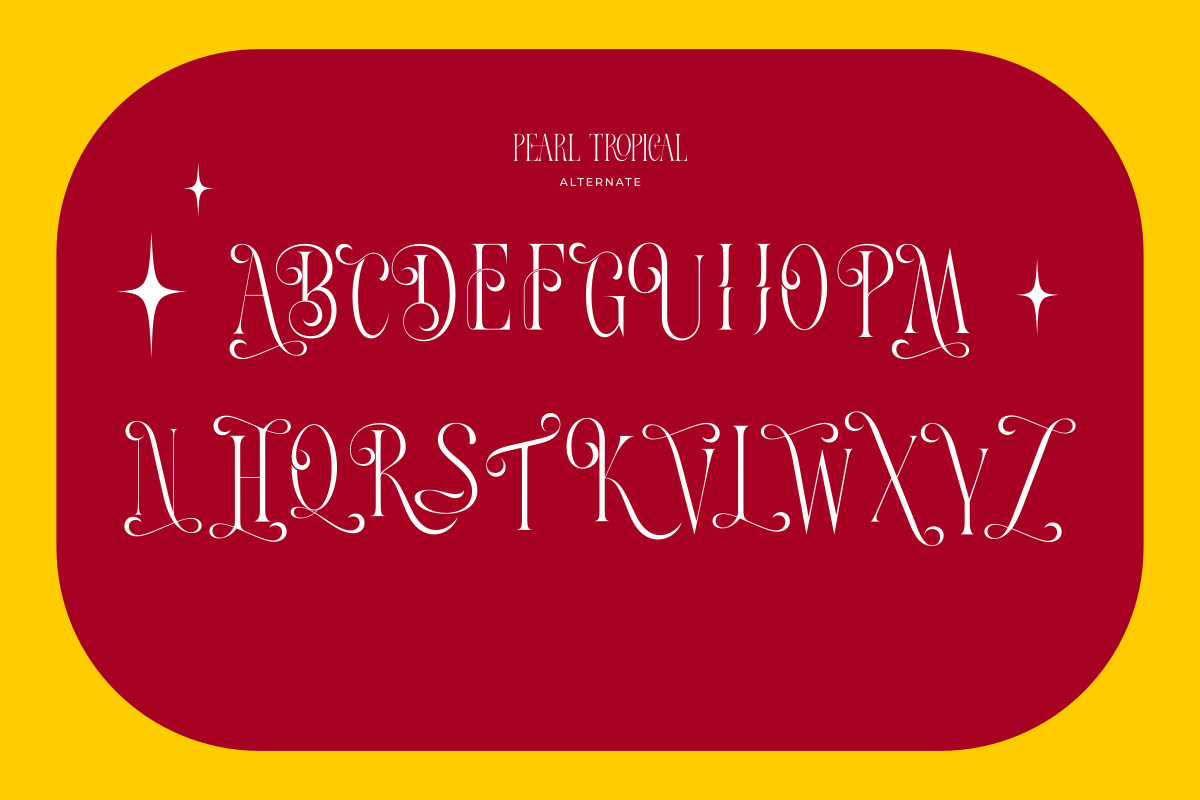 Pearl Tropical, a Serif Font by zaaintype (Photo 9 of 15)