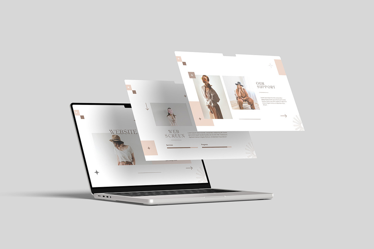 Laptop Screen Website Mockup, a Mac Mockup by graphicpages (Photo 10 of 16)