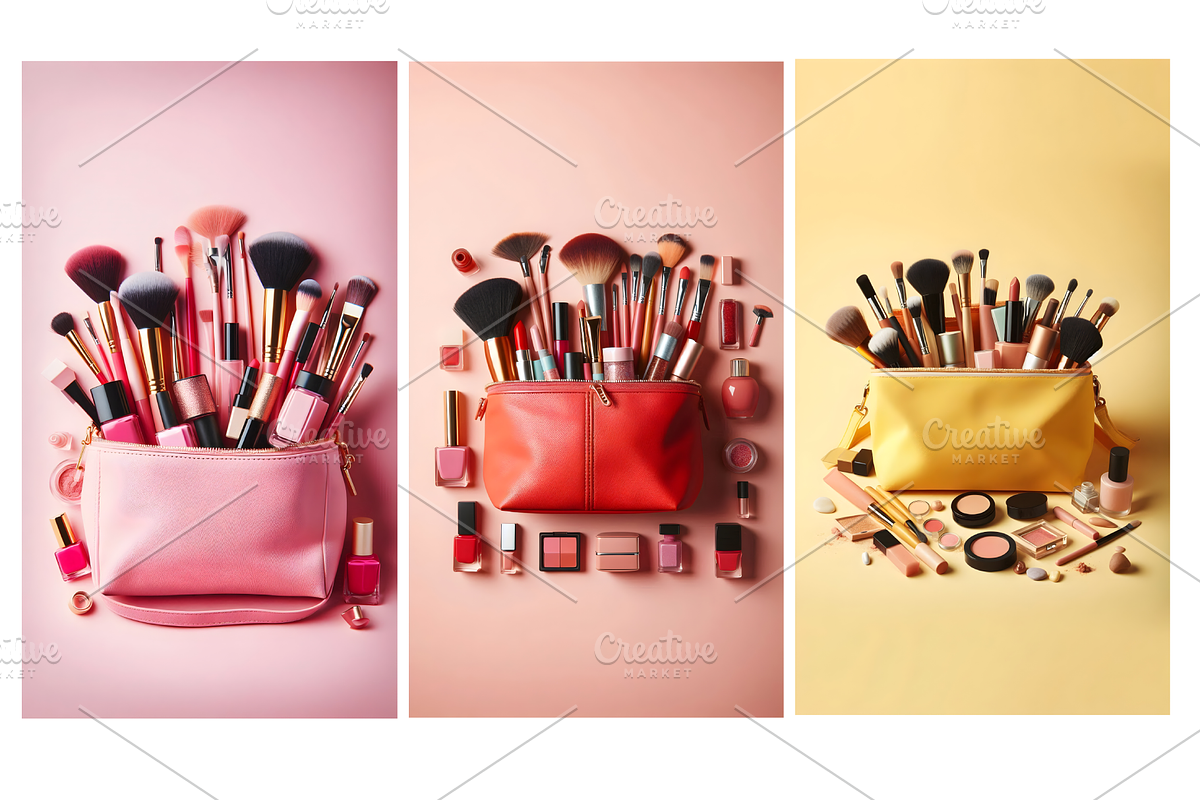 Cosmetic Bag with Beauty Essentials, a Beauty & Fashion Photo by Miira (Photo 3 of 3)