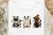 Halloween Cat Ghost Pumpkin Designs, a Seasonal Illustration by crative8112 (Thumbnail 3 of 6)