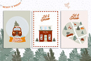 Snowy Village Christmas Collection, a Seasonal Illustration by Mio Buono (Thumbnail 6 of 19)