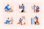Skill Growth Illustration Art Set, a Finance Illustration by Creative Stall (Thumbnail 6 of 9)