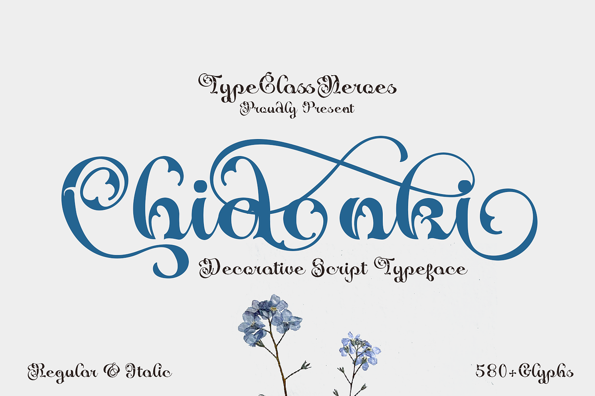 Chidonki Decorative Font, a Blackletter Font by TypeClassHeroes (Photo 1 of 10)