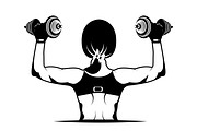 Logo for fitness clubs, a Healthcare Illustration by pashigorov (Thumbnail 1 of 4)