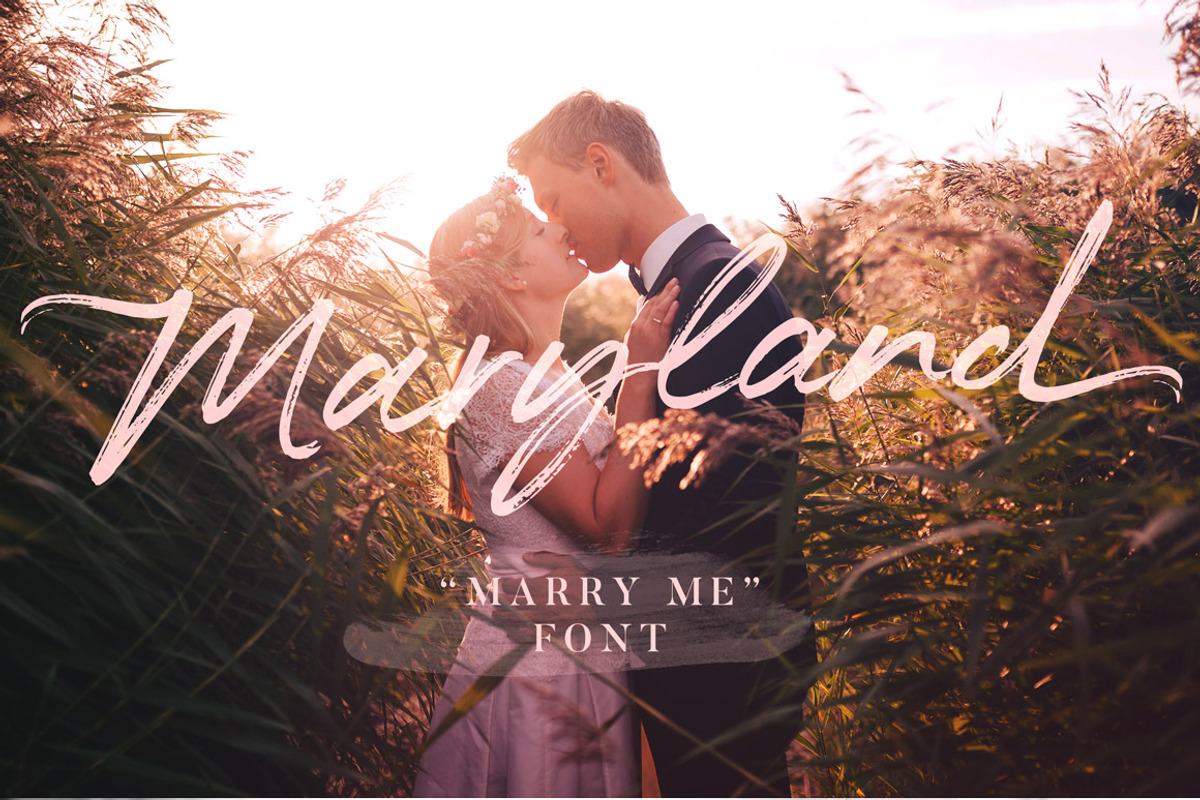 Maryland Wedding Font